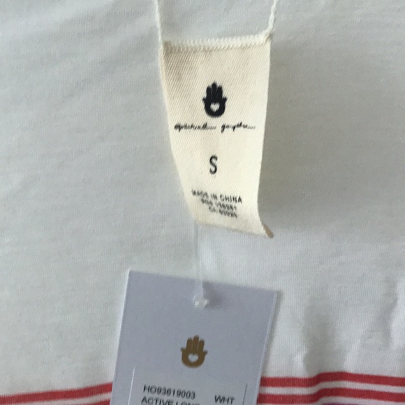 NWT Spiritual Gangster white sheer active long sleeve top - Picture 5 of 6